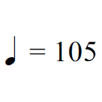 BPM symbol and numbers